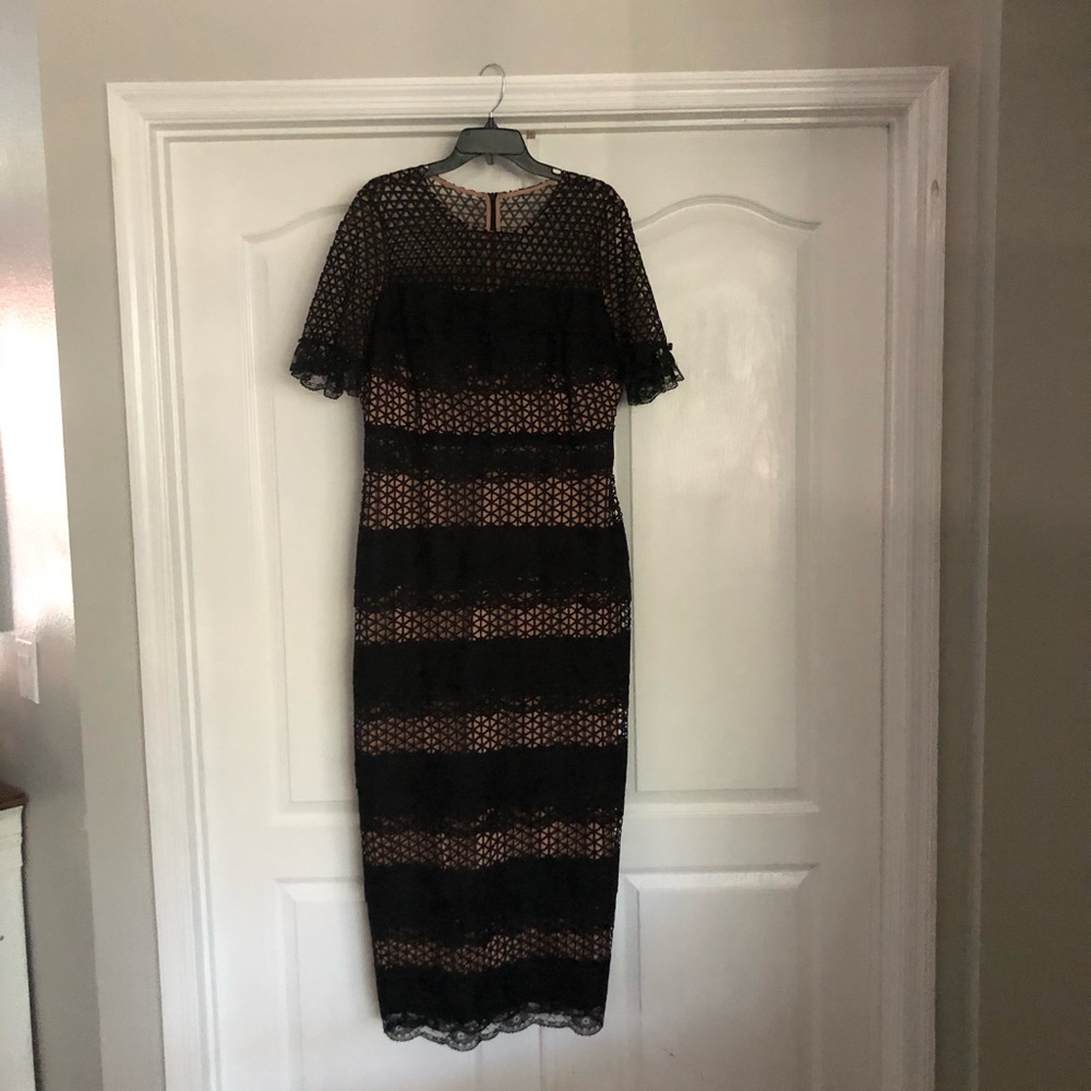 Belle Badgley Mischka black dress